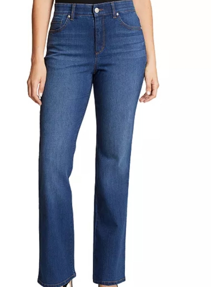 Gloria Vanderbilt Women's High Rise Straight Leg Jean, Size 16P